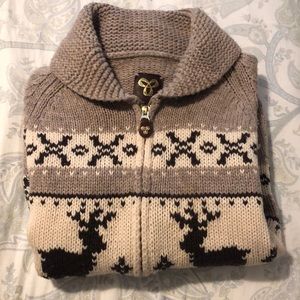 TNA northwestern knit sweater